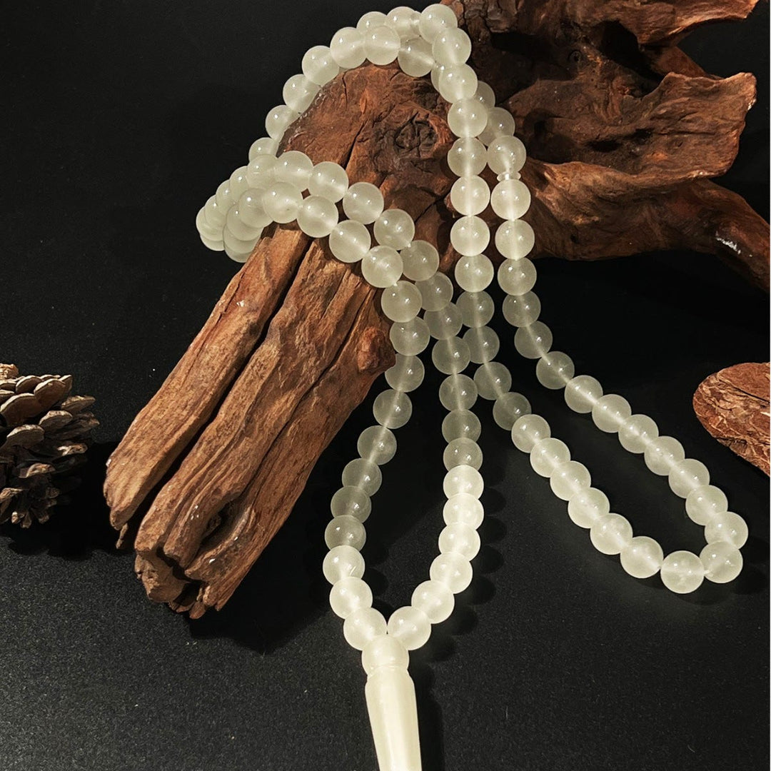 HilalHaven Serene Luminous Bead Strand — Handcrafted Glowing Meditation 99 Beads Tasbih - image 2