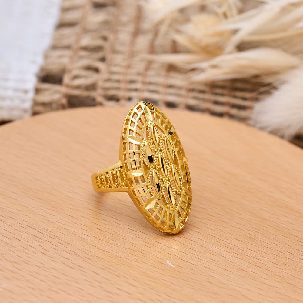 HilalHaven Unisex Gold-Plated Openwork Rings — 5 Modern Openwork Styles - image 15