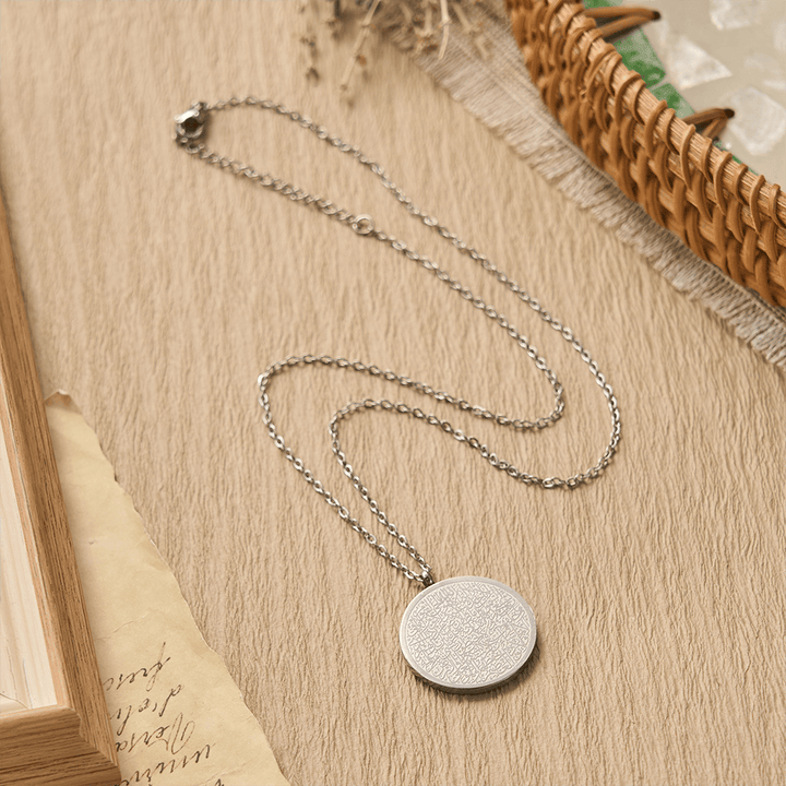 FREE Today: Inner Peace Ayatul Kursi Script Necklace — Polished Daily Wear Pendant - image 7