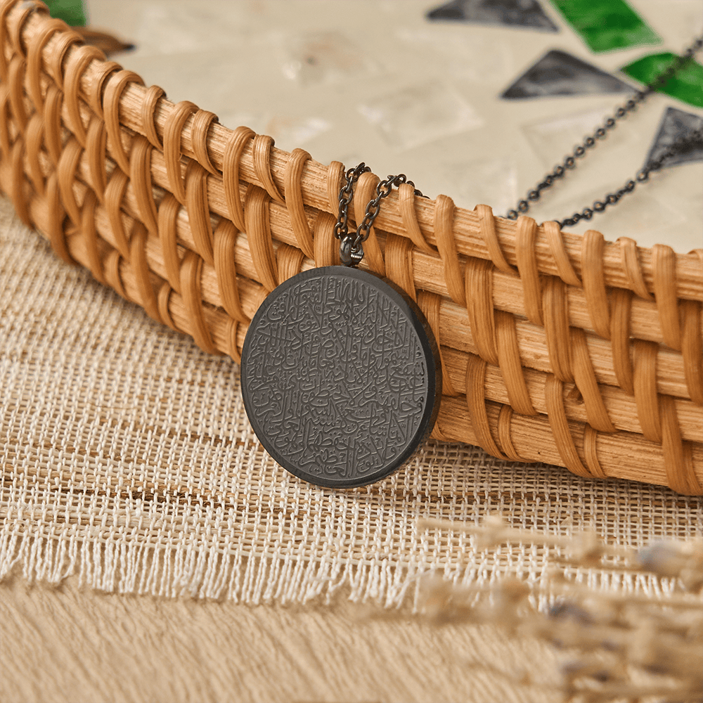 FREE Today: Inner Peace Ayatul Kursi Script Necklace — Polished Daily Wear Pendant - image 11