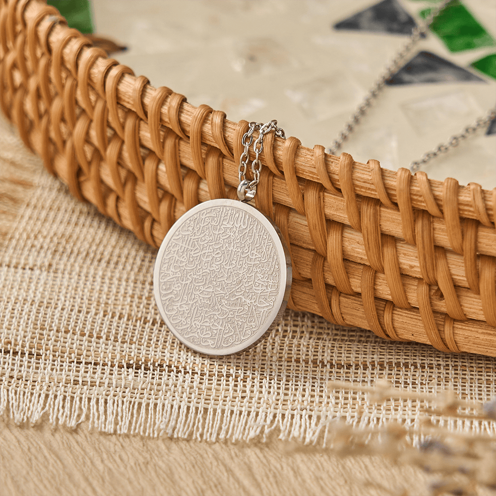 FREE Today: Inner Peace Ayatul Kursi Script Necklace — Polished Daily Wear Pendant - image 8