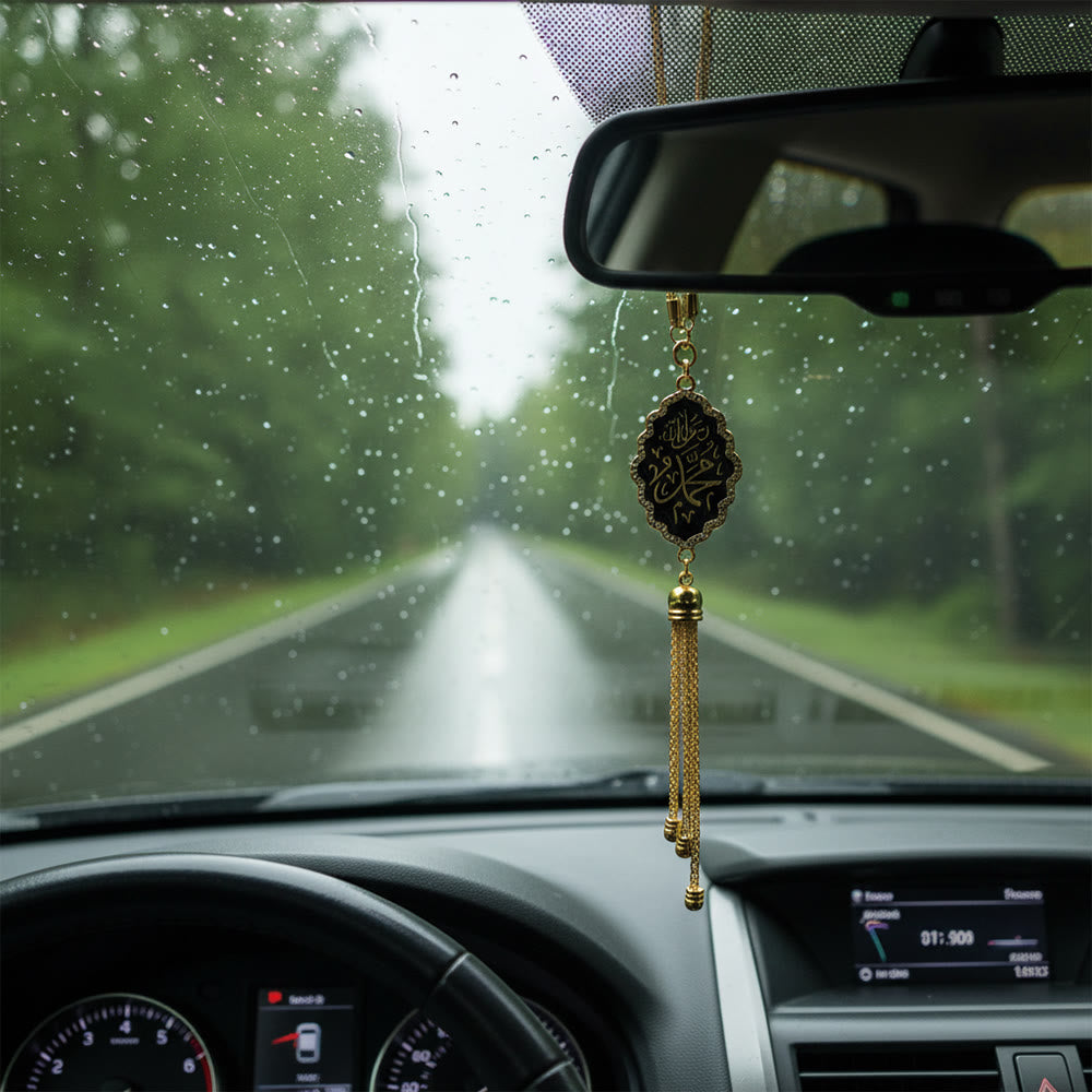 HilalHaven Petal Proclamation Shahada Car Pendant - image 7