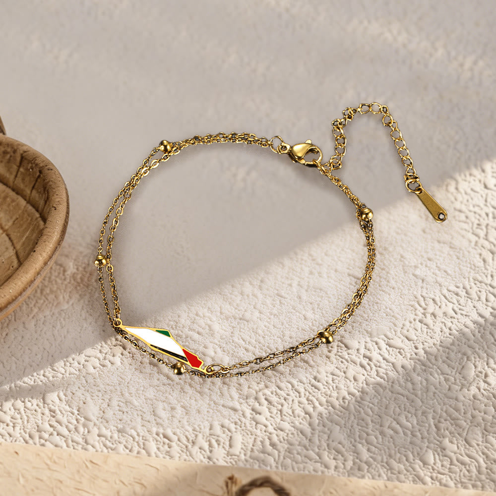 HilalHaven Homeland Grace Palestine Map Charm Bracelet  - image 3