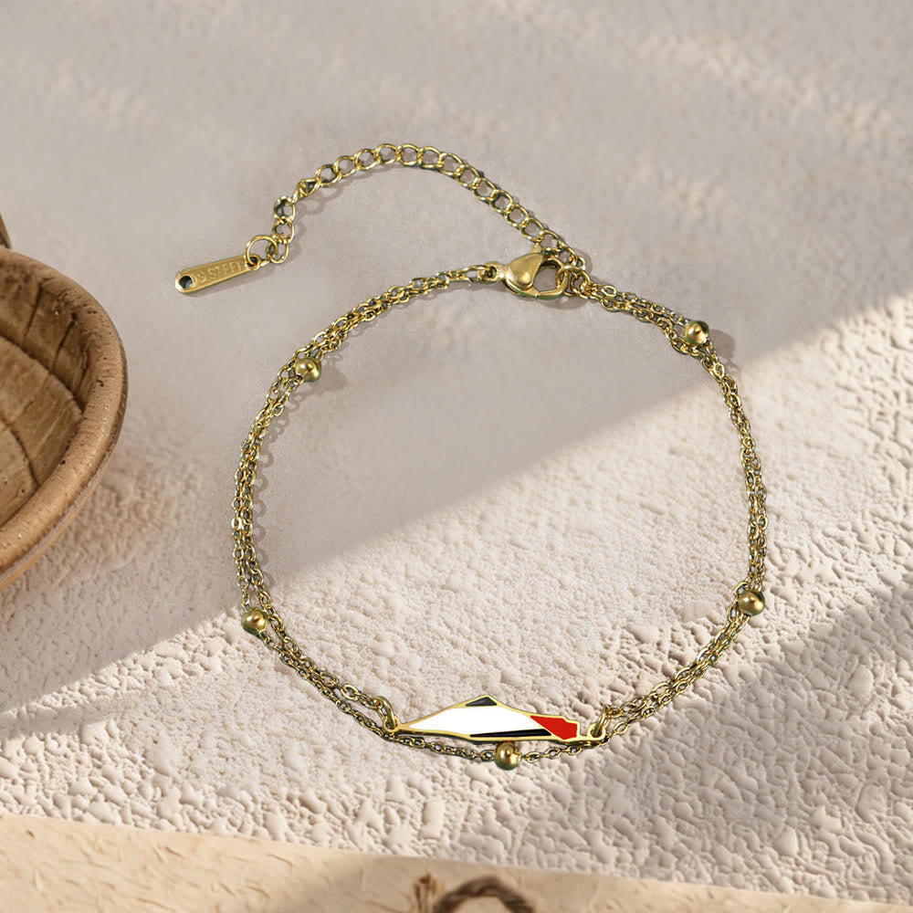 HilalHaven Homeland Grace Palestine Map Charm Bracelet  - image 2
