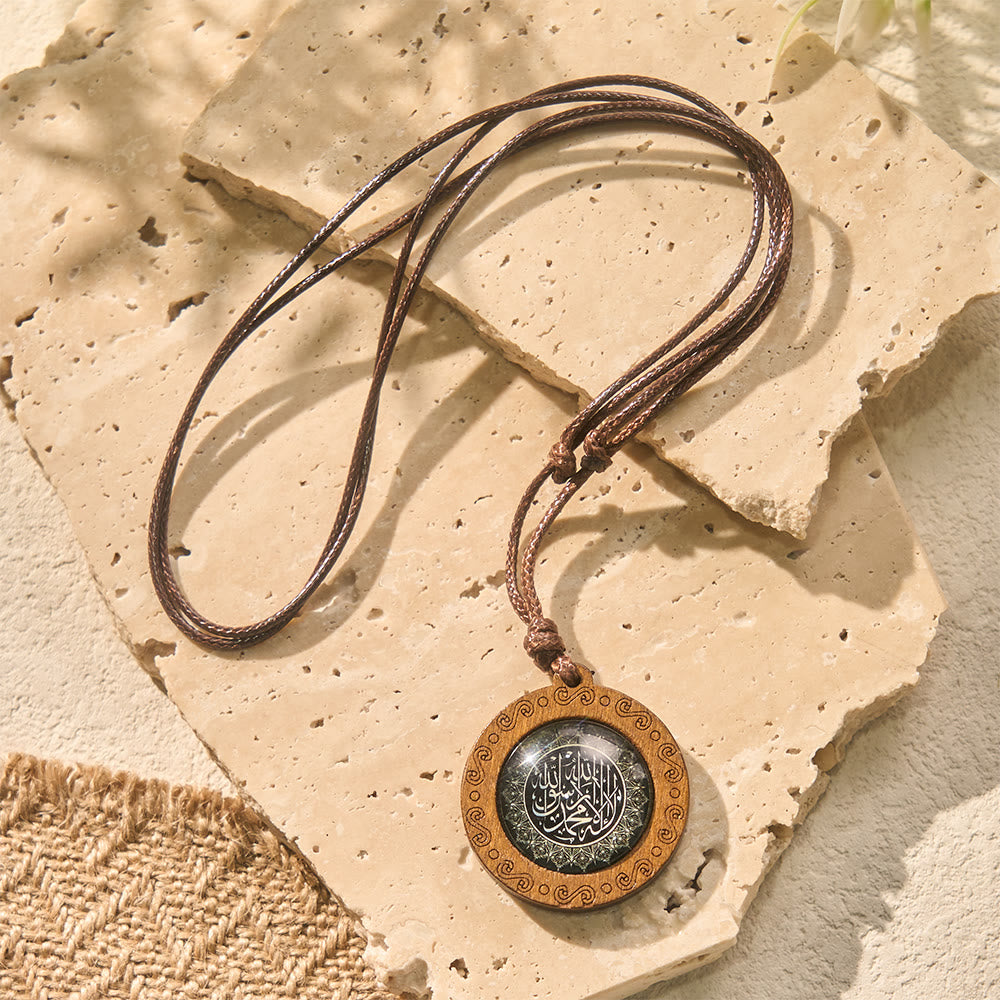 HilalHaven Sacred Testimony Shahada Engraved Pendant Necklace  - image 5
