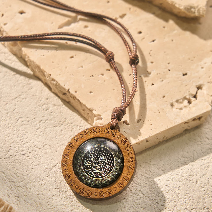 FREE Today: Sacred Testimony Shahada Engraved Pendant Necklace  - image 2