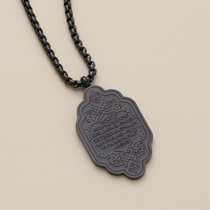 HilalHaven Arch of Blessing Ayatul Kursi Framed Pendant Necklace  - image 12
