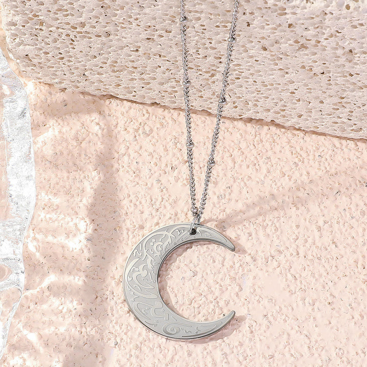 FREE Today: Crescent of Ease &amp; Protection Ayatul Kursi Necklace - Silver - image 3