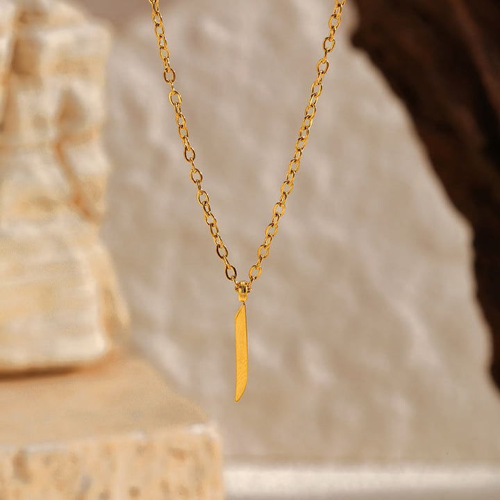 HilalHaven Script Initial Single Arabic Letter Pendant - Alif - image 14
