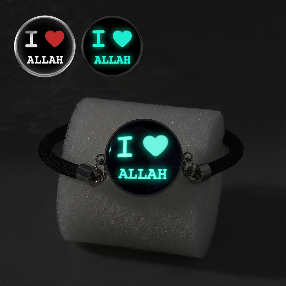 HilalHaven Woven Blessing Corded Glow-in-the-Dark Charm Bracelet - image 0