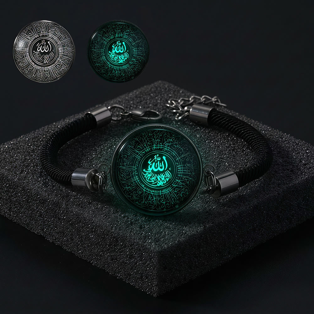 HilalHaven Woven Blessing Corded Glow-in-the-Dark Charm Bracelet - image 8