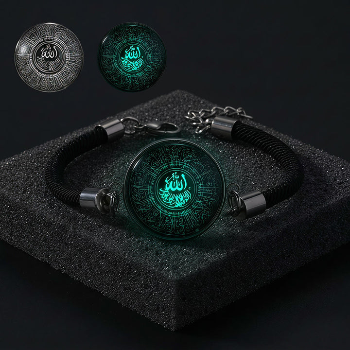 HilalHaven Woven Blessing Corded Glow-in-the-Dark Charm Bracelet - image 8