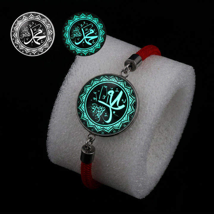 HilalHaven Woven Blessing Corded Glow-in-the-Dark Charm Bracelet - image 6