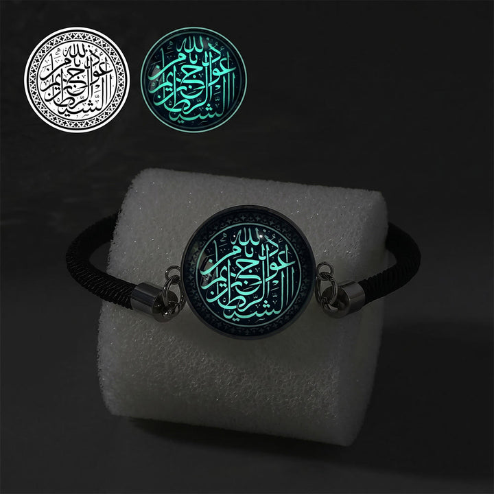 HilalHaven Woven Blessing Corded Glow-in-the-Dark Charm Bracelet - image 11