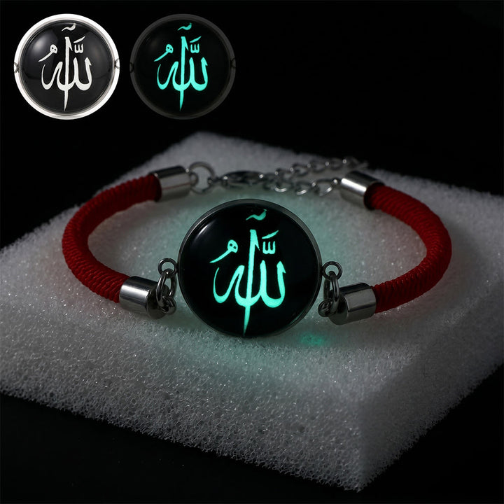 HilalHaven Woven Blessing Corded Glow-in-the-Dark Charm Bracelet - image 10