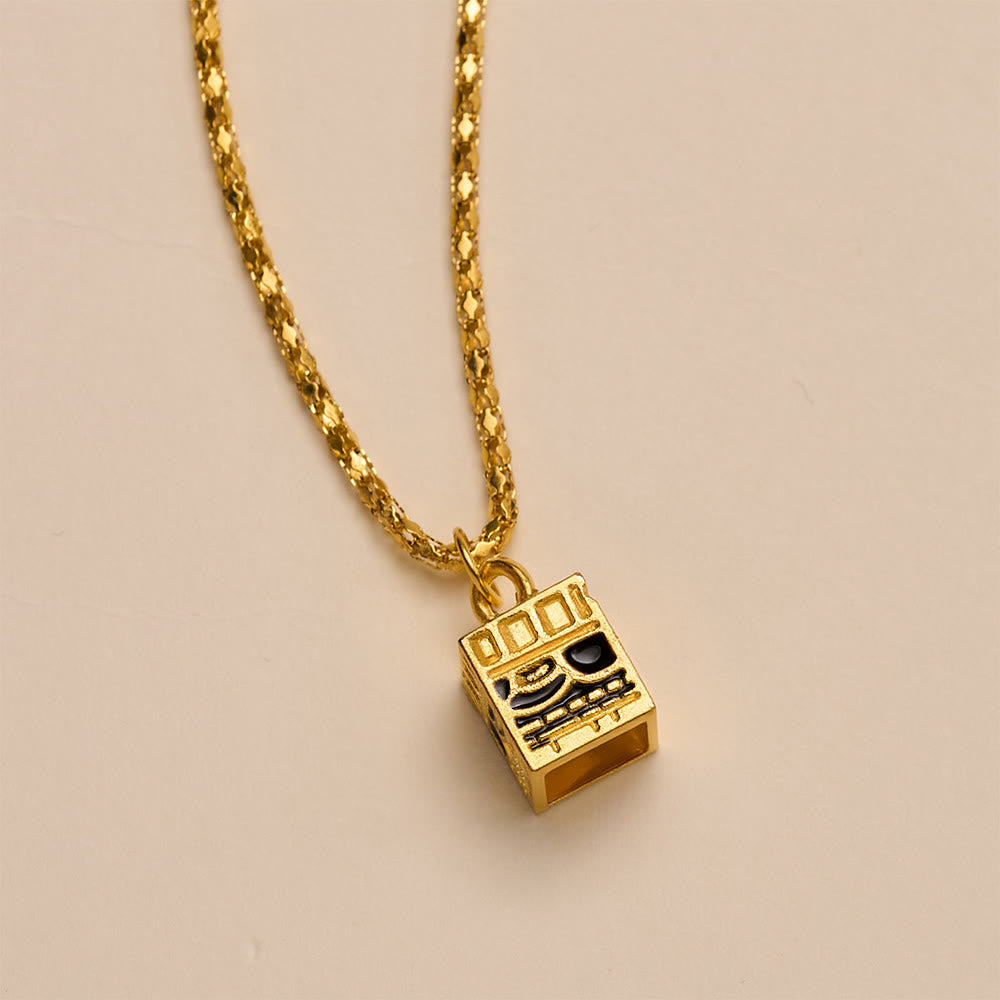 HilalHaven Hallowed Frame Mini Kaaba Structure Pendant Necklace - image 4