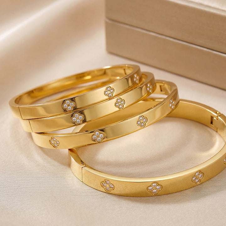 HilalHaven Fourfold Symmetrical Bloom Quatrefoil Assorted Bracelet Series - image 9