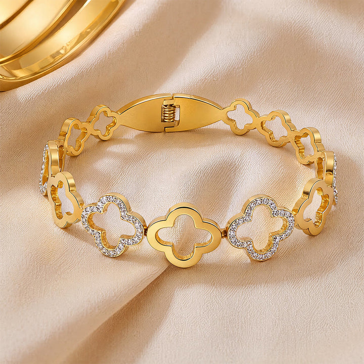 HilalHaven Fourfold Symmetrical Bloom Quatrefoil Assorted Bracelet Series - image 6