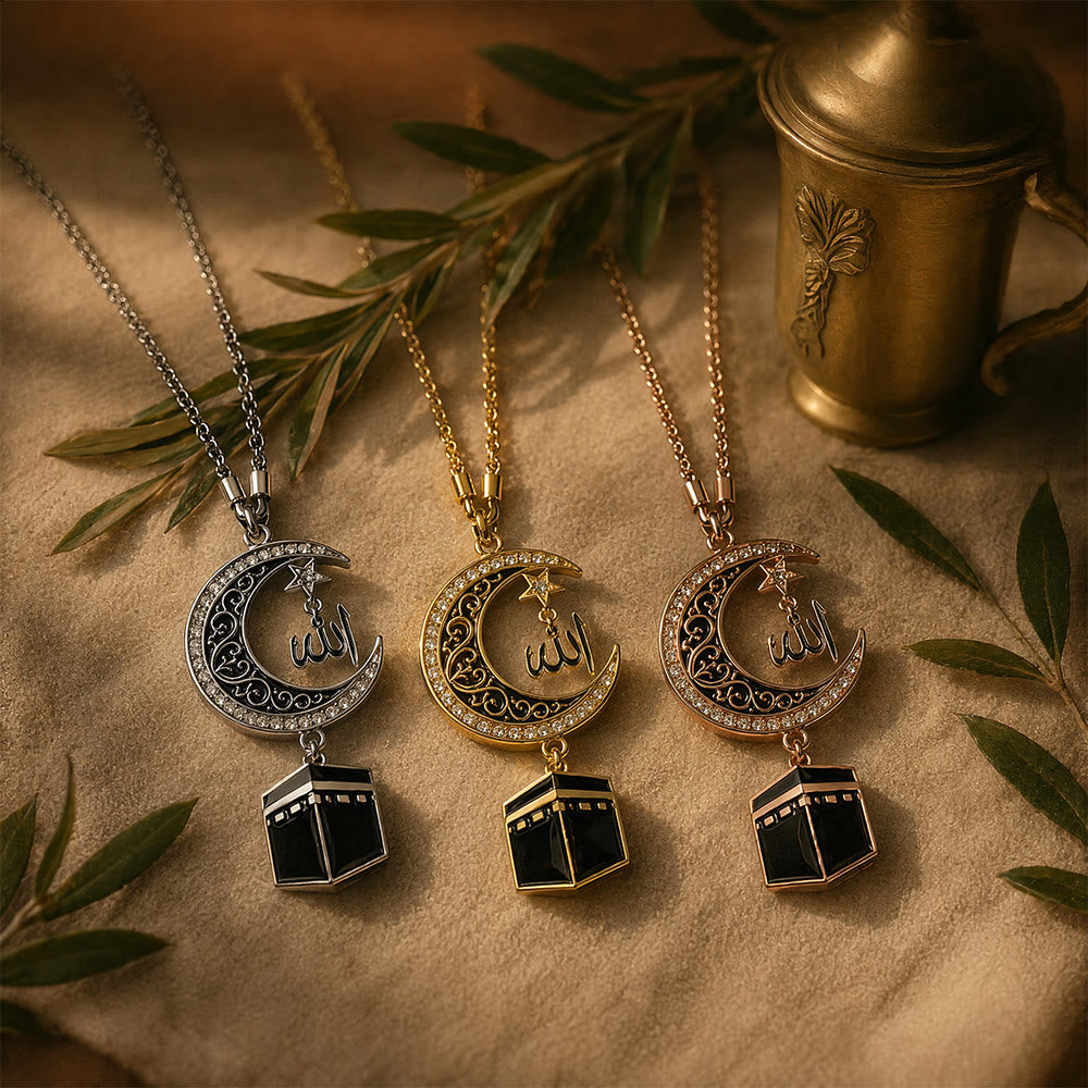 HilalHaven Lunar Pilgrim Anchor Allah Crescent Ornament Pilgrimage Symbol Car Hanging Pendant  - image 4