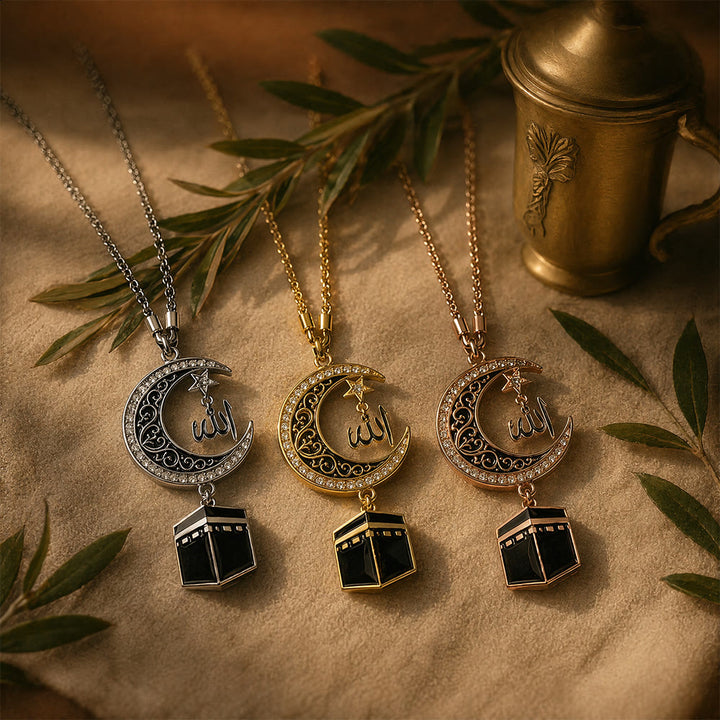 HilalHaven Lunar Pilgrim Anchor Allah Crescent Ornament Pilgrimage Symbol Car Hanging Pendant  - image 4