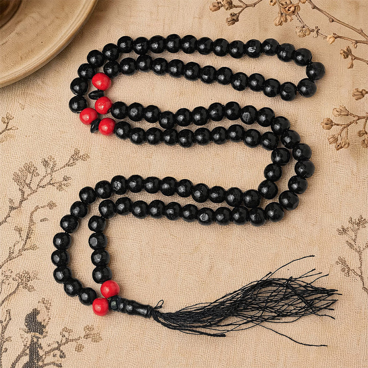 HilalHaven Spherical Inner Equilibrium Hand Sanded Wooden Tassel 99 Beads Tasbih - image 0