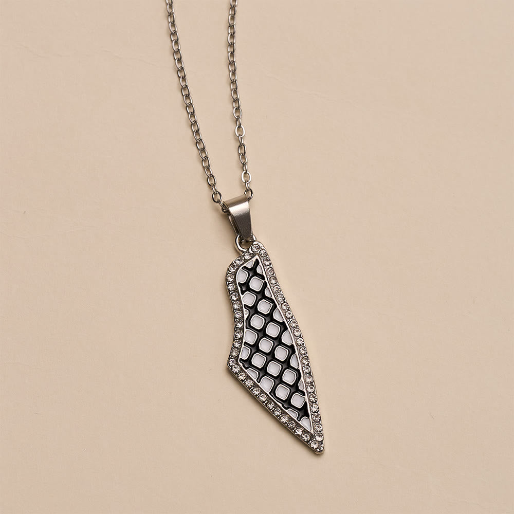 FREE Today: Homeland Weave Silhouette Palestine Keffiyeh Lattice Heritage Contour Pendant Necklace - image 8