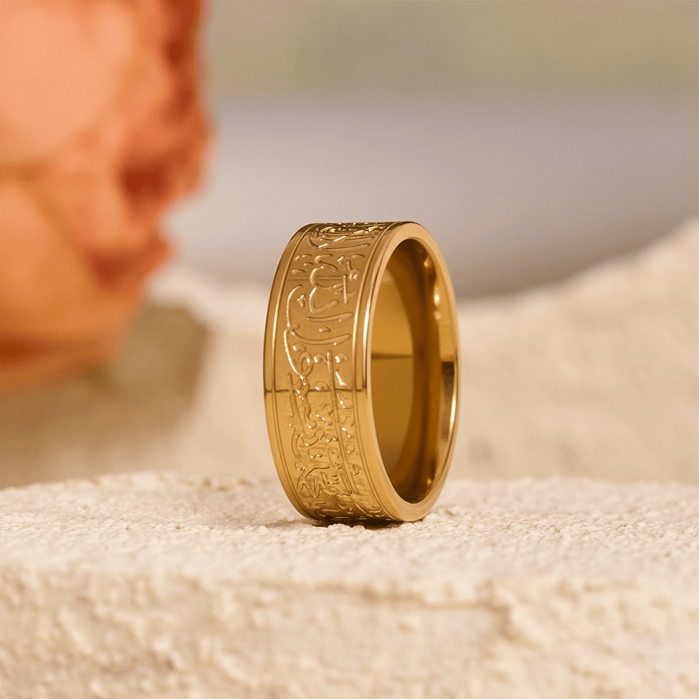 FREE Today: Devotion Shahada Engraved Spinner Ring — Polished Titanium Steel - image 17