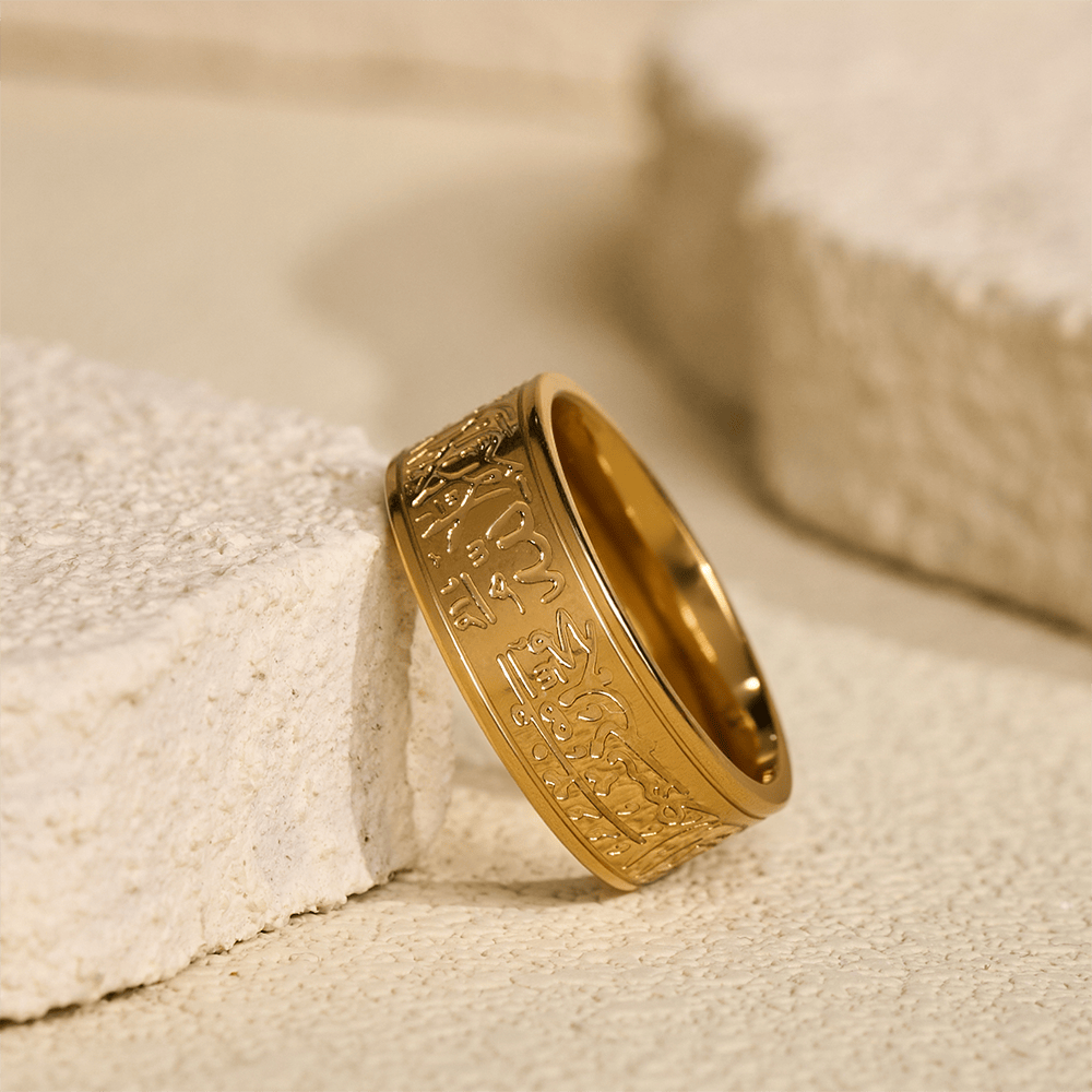 FREE Today: Devotion Shahada Engraved Spinner Ring — Polished Titanium Steel - image 18