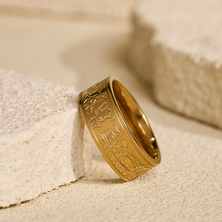 FREE Today: Devotion Shahada Engraved Spinner Ring — Polished Titanium Steel - image 18