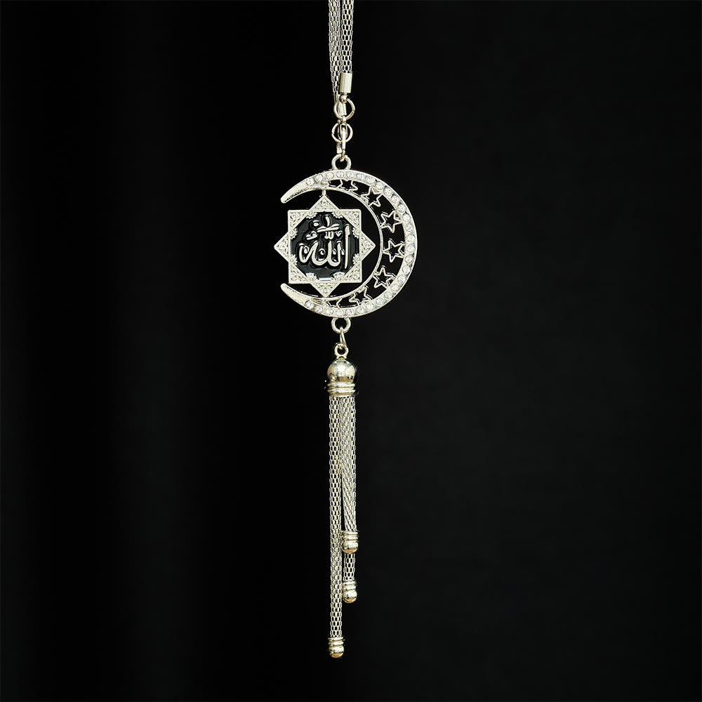 HilalHaven Crescent Order Allah Calligraphy Enamel Car Pendant - image 10