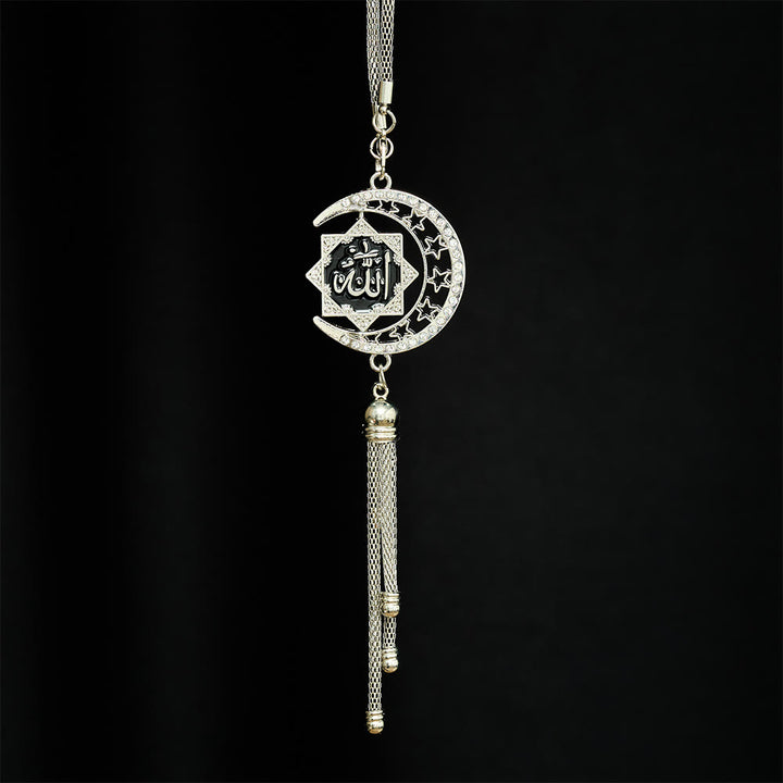 HilalHaven Crescent Order Allah Calligraphy Enamel Car Pendant - image 10