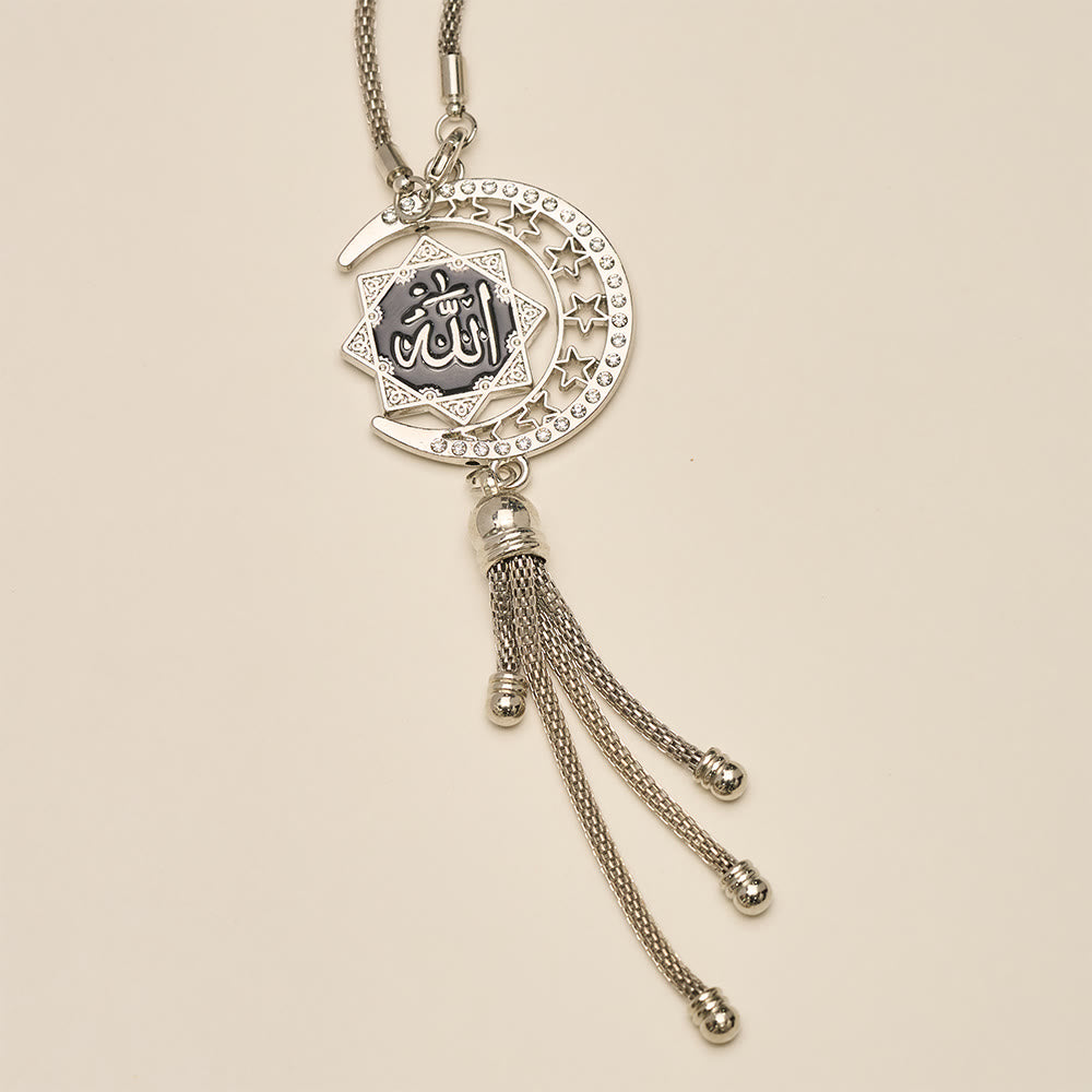 HilalHaven Crescent Order Allah Calligraphy Enamel Car Pendant - image 9