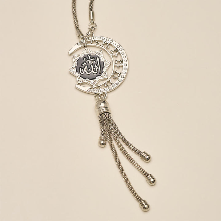 HilalHaven Crescent Order Allah Calligraphy Enamel Car Pendant - image 9