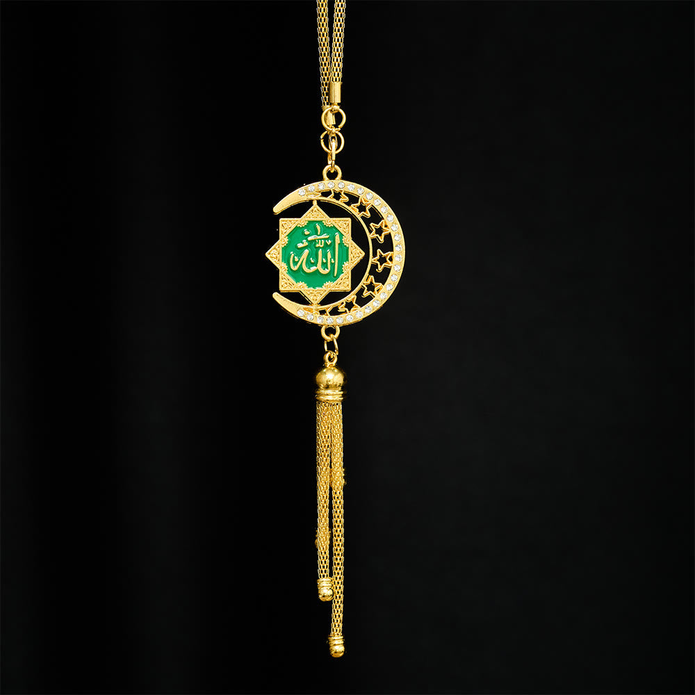 HilalHaven Crescent Order Allah Calligraphy Enamel Car Pendant - image 15