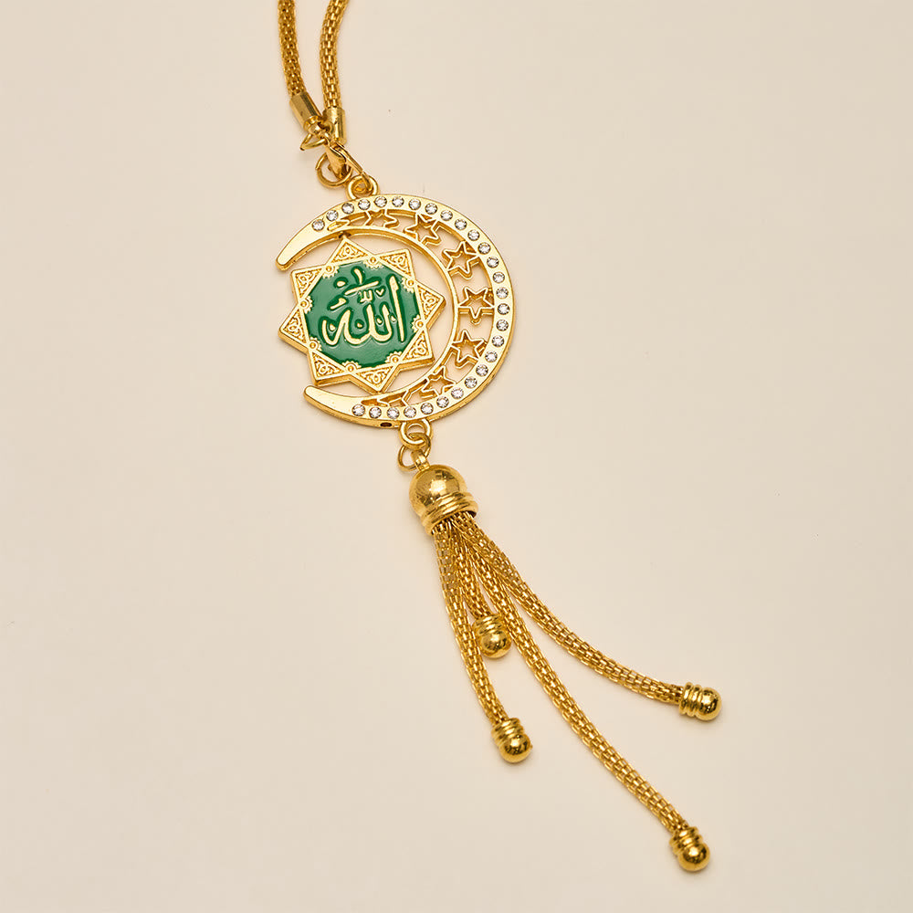 HilalHaven Crescent Order Allah Calligraphy Enamel Car Pendant - image 14