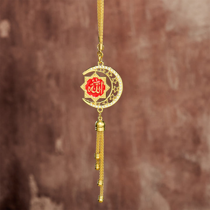HilalHaven Crescent Order Allah Calligraphy Enamel Car Pendant - image 18