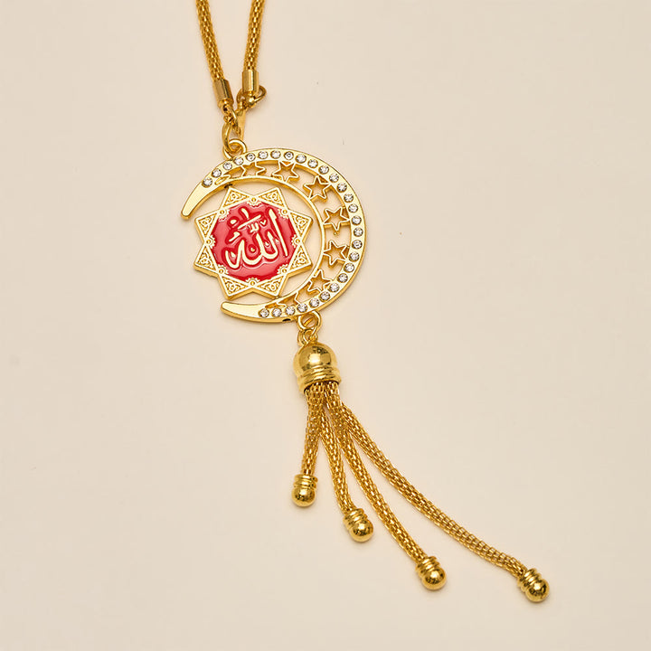 HilalHaven Crescent Order Allah Calligraphy Enamel Car Pendant - image 19