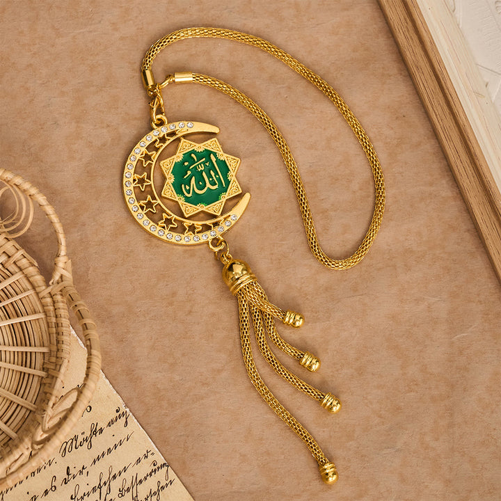 HilalHaven Crescent Order Allah Calligraphy Enamel Car Pendant - image 12