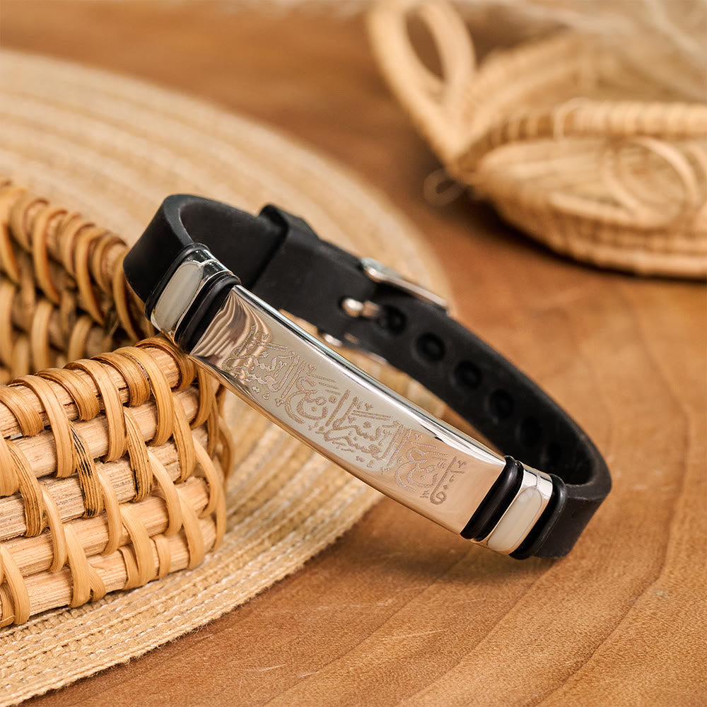 FREE Today: Divine Presence Allah Calligraphy Adjustable Bracelet — Sleek Stainless Steel - image 8