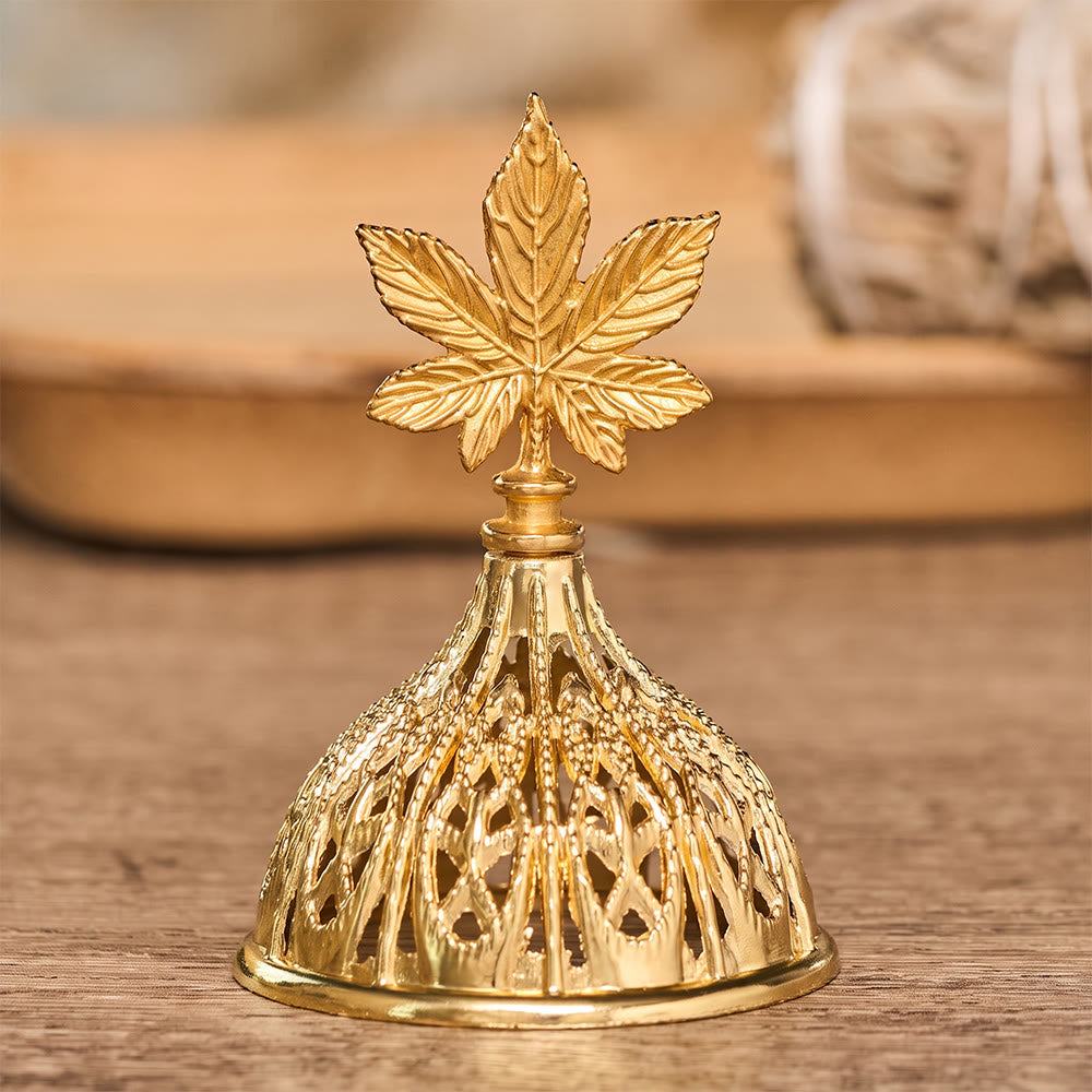 HilalHaven Filigree‑Dome Leaf‑Finial Decorative Bakhoor Burner - image 3