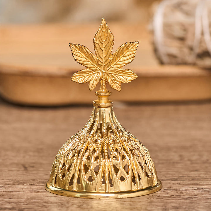 HilalHaven Filigree‑Dome Leaf‑Finial Decorative Bakhoor Burner - image 3