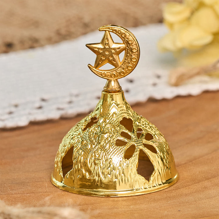 HilalHaven Filigree‑Dome Crescent‑Star Finial Incense Burner - image 3