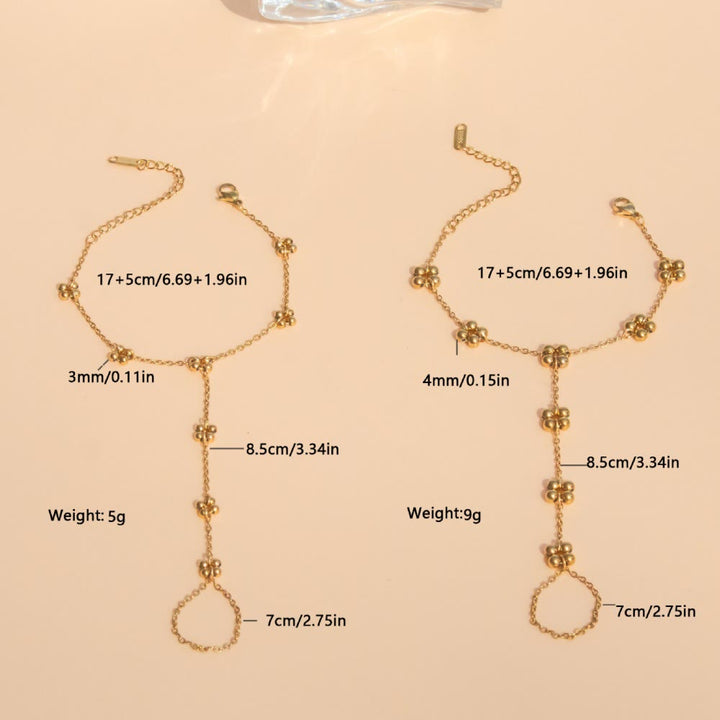 FREE Today: Bead‑Cluster Floral‑Accent Stationed‑Point Hand Chain - image 10