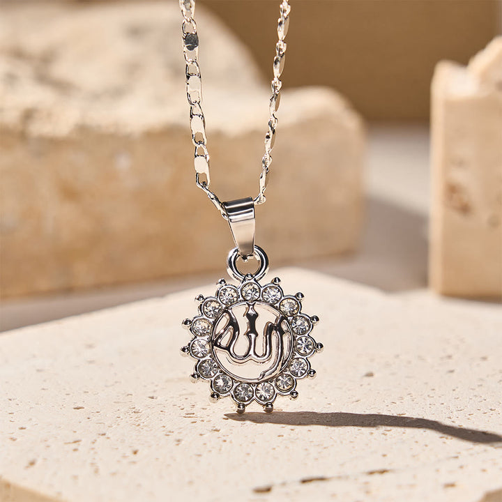 FREE Today: Allah Sacred Arabic Calligraphy Sunburst Pendant Necklace - image 7