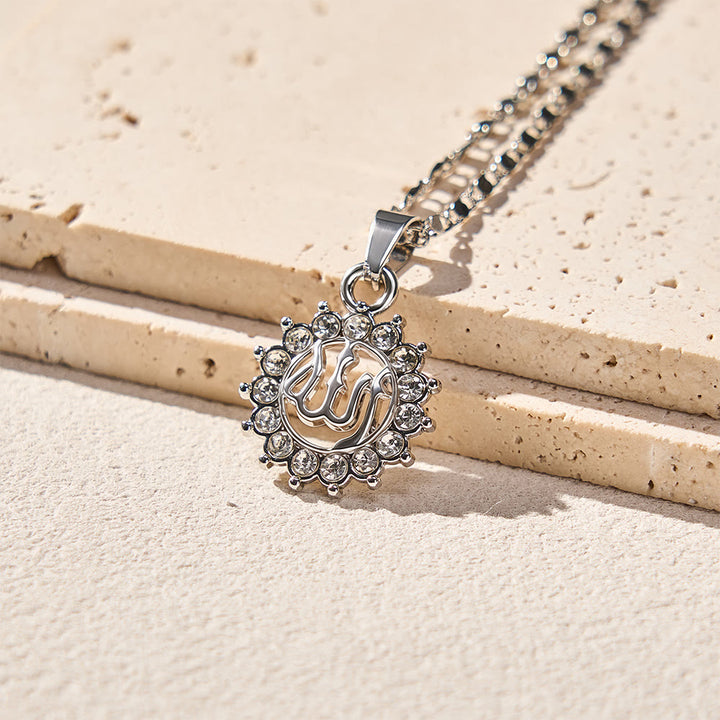 FREE Today: Allah Sacred Arabic Calligraphy Sunburst Pendant Necklace - image 9