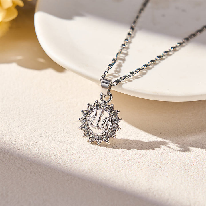 FREE Today: Allah Sacred Arabic Calligraphy Sunburst Pendant Necklace - image 8