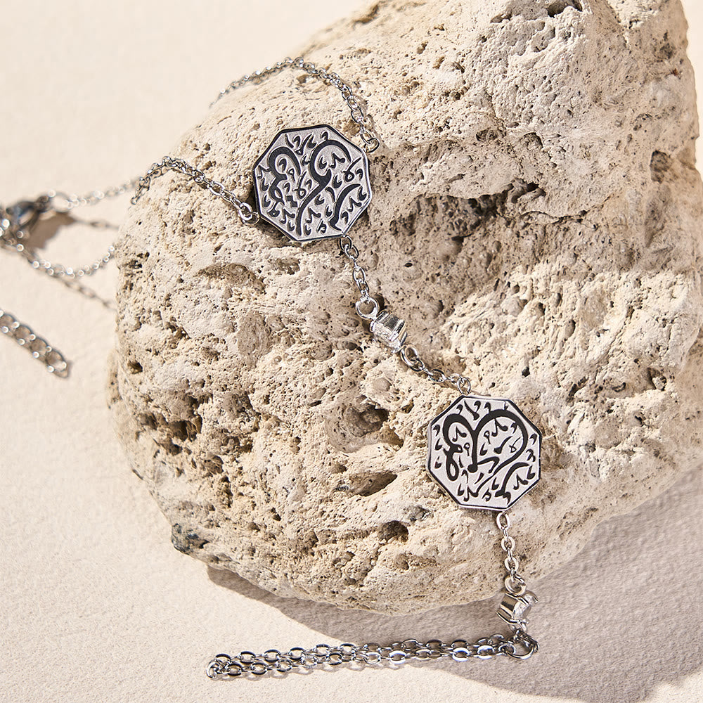 FREE Today: Octagon Script Link Hand‑Chain Bracelet - image 19