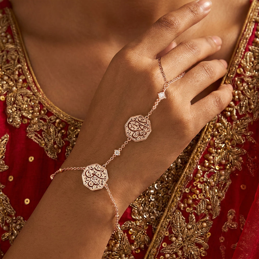 FREE Today: Octagon Script Link Hand‑Chain Bracelet - image 15