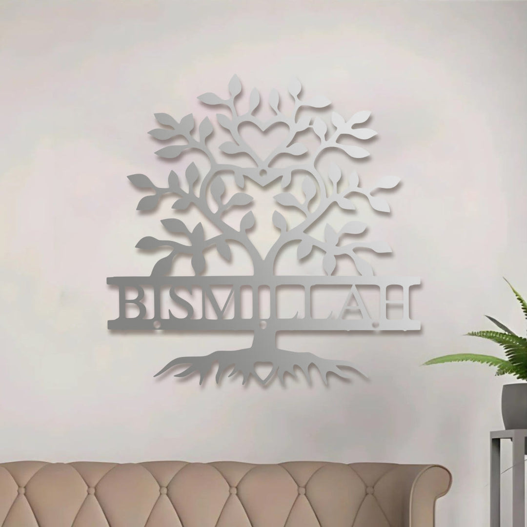 HilalHaven Rooted Benediction Tree‑Form Script Metal Wall Art Decor - image 10
