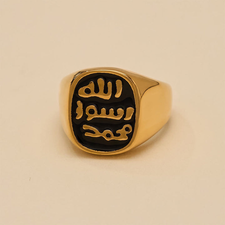 FREE Today: Bound Oath Seal of the Prophet Oval Enamel Signet Ring  - image 4